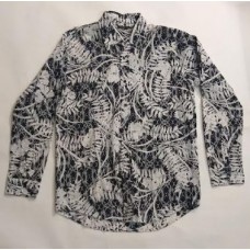 CAMISA TACTIC BLACK LEAVES 